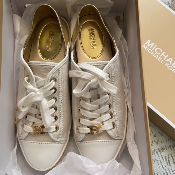 Michael Kors Shoes - Michael Kors slide canvas sneakers